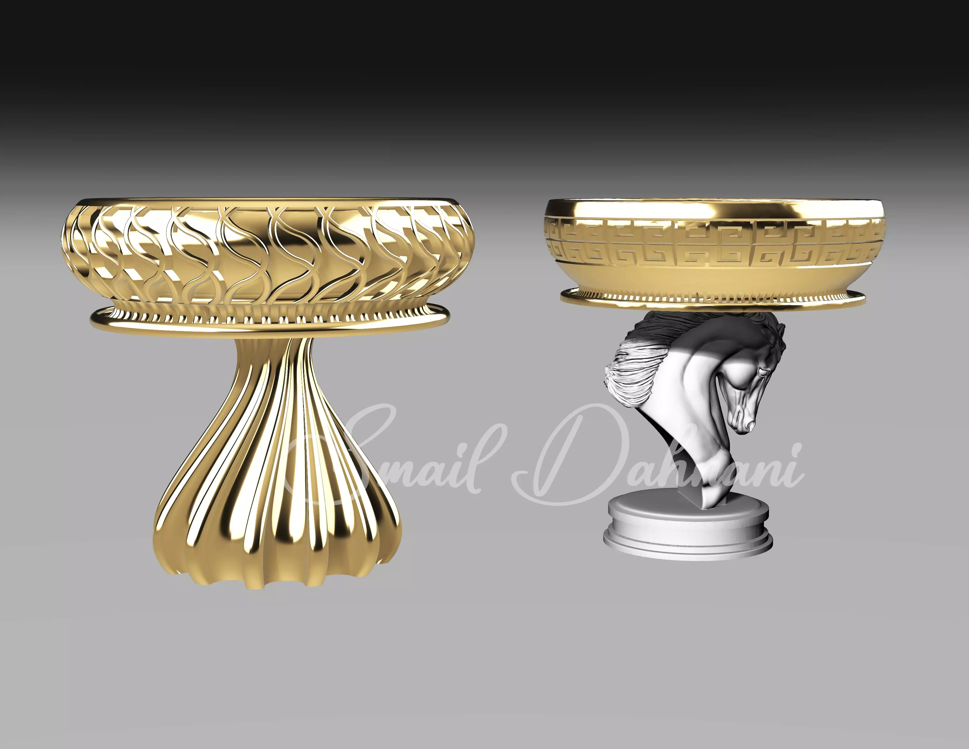 ARTISTIC TRAYS 3D model_0