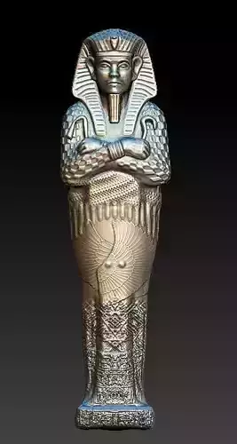 Egyptian mummy Tutankhamun 3D models