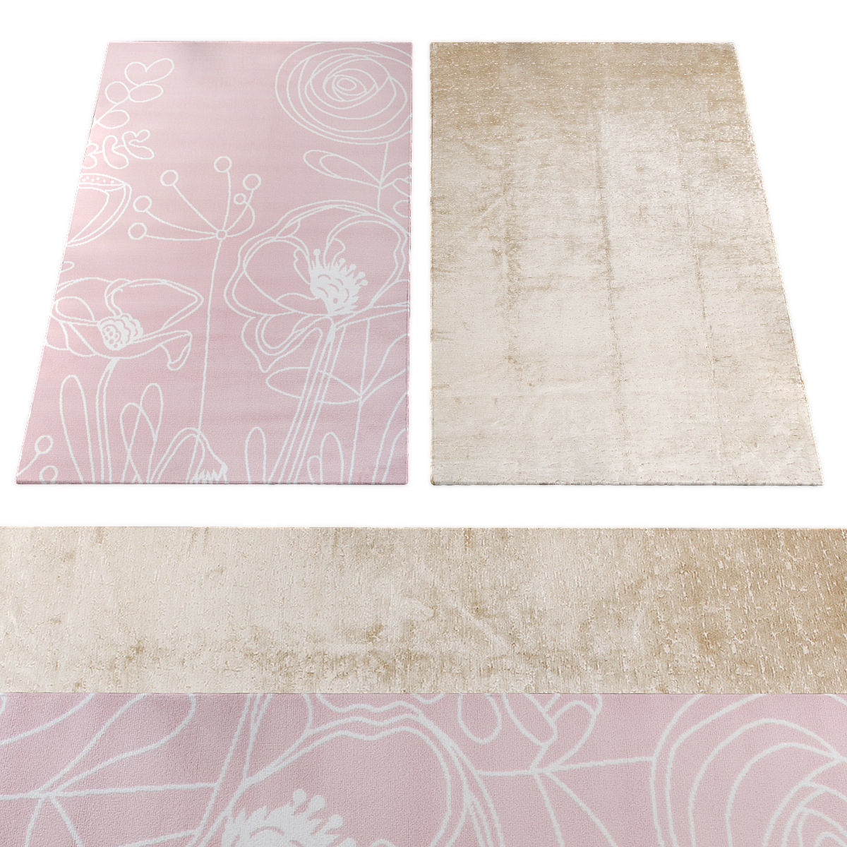 Rug477 Low-poly 3D model_1