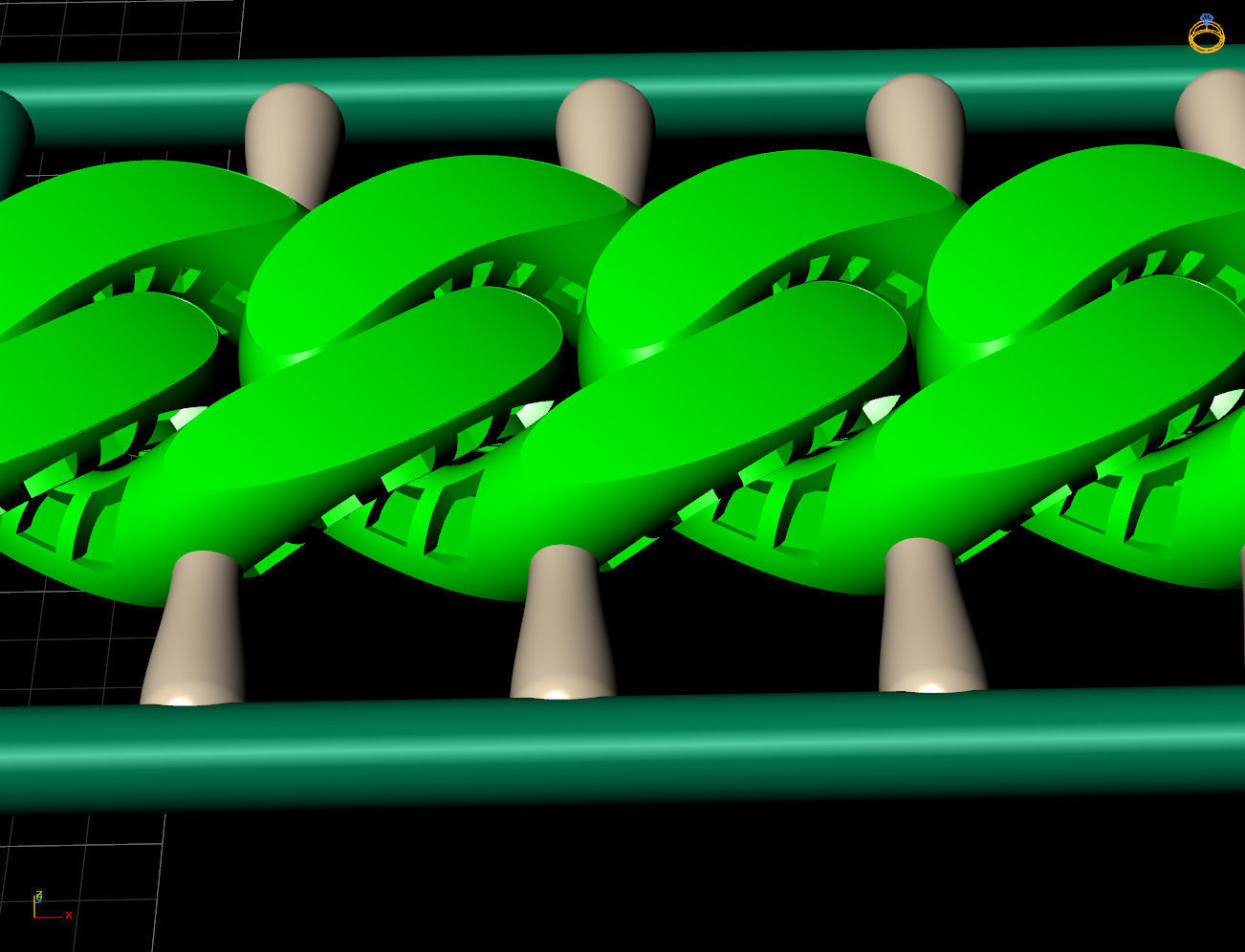 8 MM 16 CM CUBAN LINK CHAIN FOR BRACELET OR NECKLACE 3D print model_7