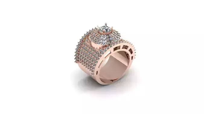 Wedding Engagement Women Ring 3D print model 