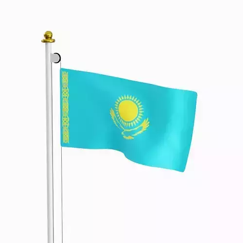 Flag of the Kazakhstan