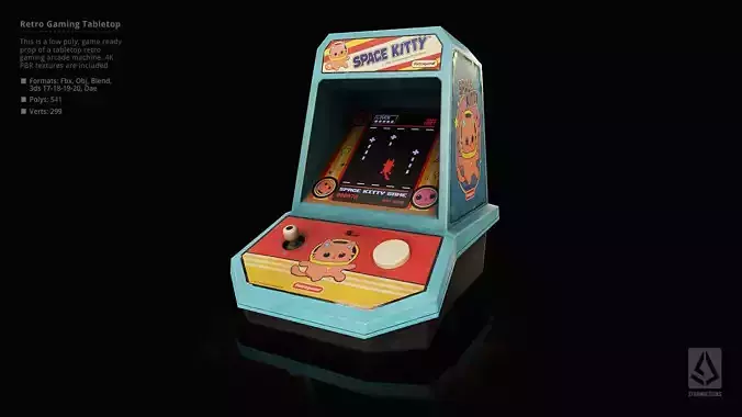 Retro Gaming 1980s Arcade Tabletop 