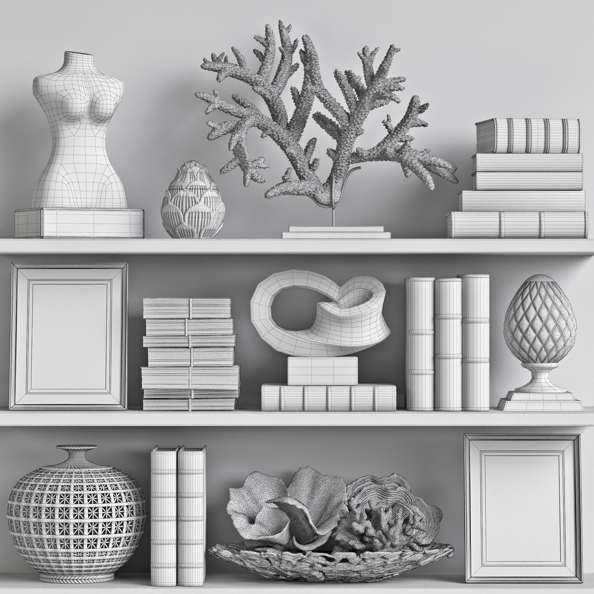 Decor Set 183 3D model_6
