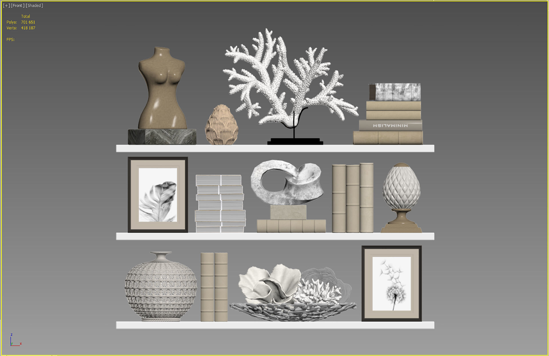 Decor Set 183 3D model_5