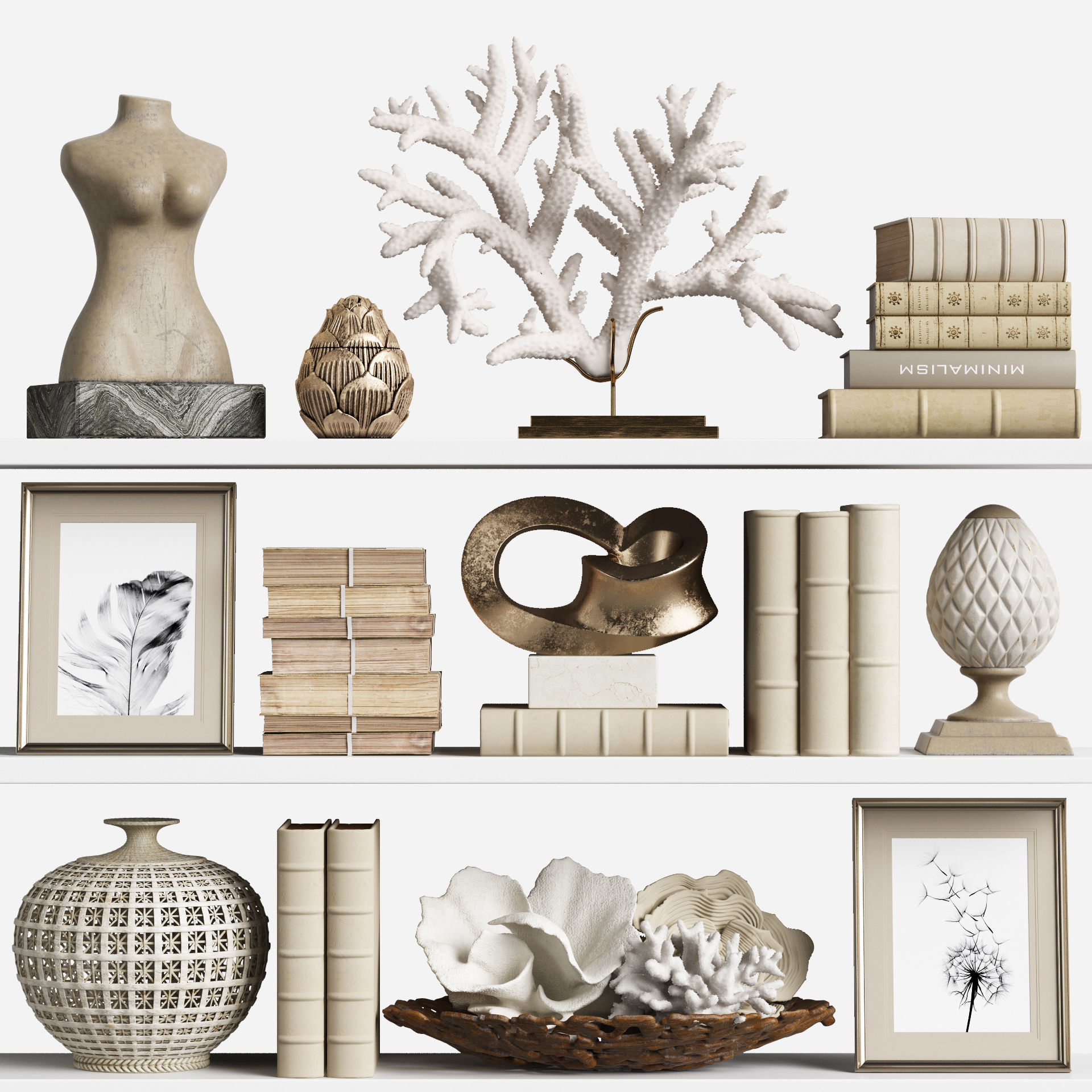 Decor Set 183 3D model_1