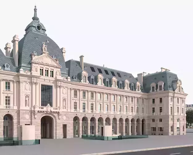 Palais du Commerce Rennes 3D model