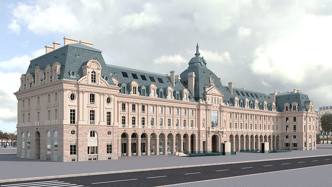 Palais du Commerce Rennes 3D model 3