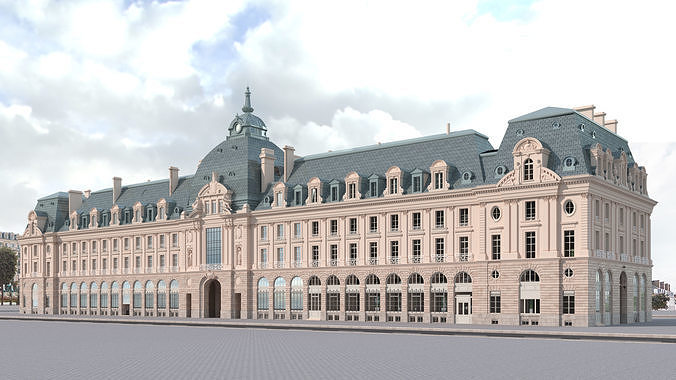Palais du Commerce Rennes 3D model 4