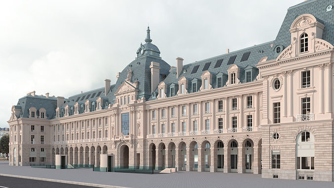 Palais du Commerce Rennes 3D model 5