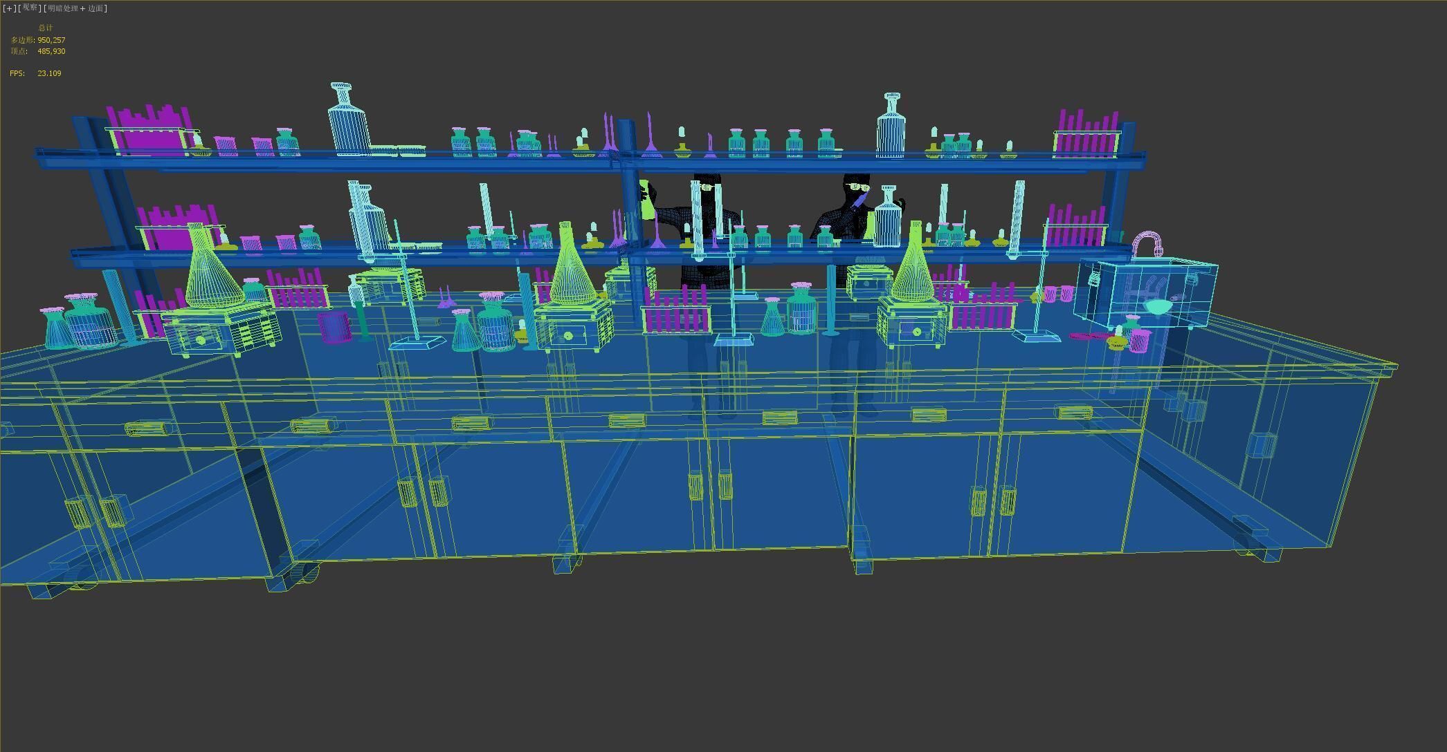 do experiments science and technology titles scientific research 3D model_3