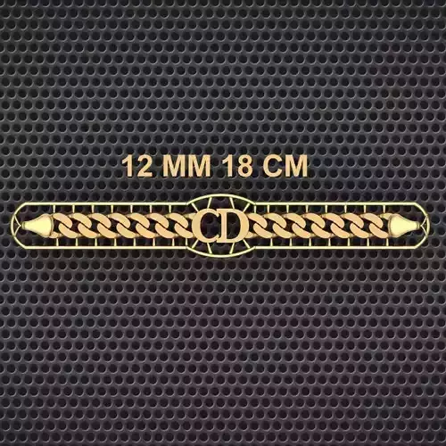 12 MM 18 CM CUBAN LINK CHAIN FOR BRACELET OR NECKLACE