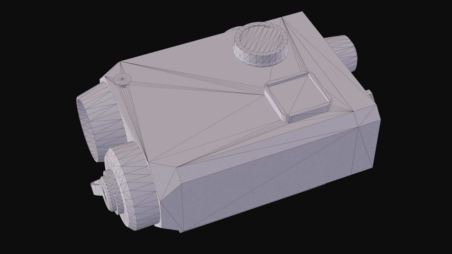 Tactical device Laser Sight Holosun LS321 Low-poly 3D model_19