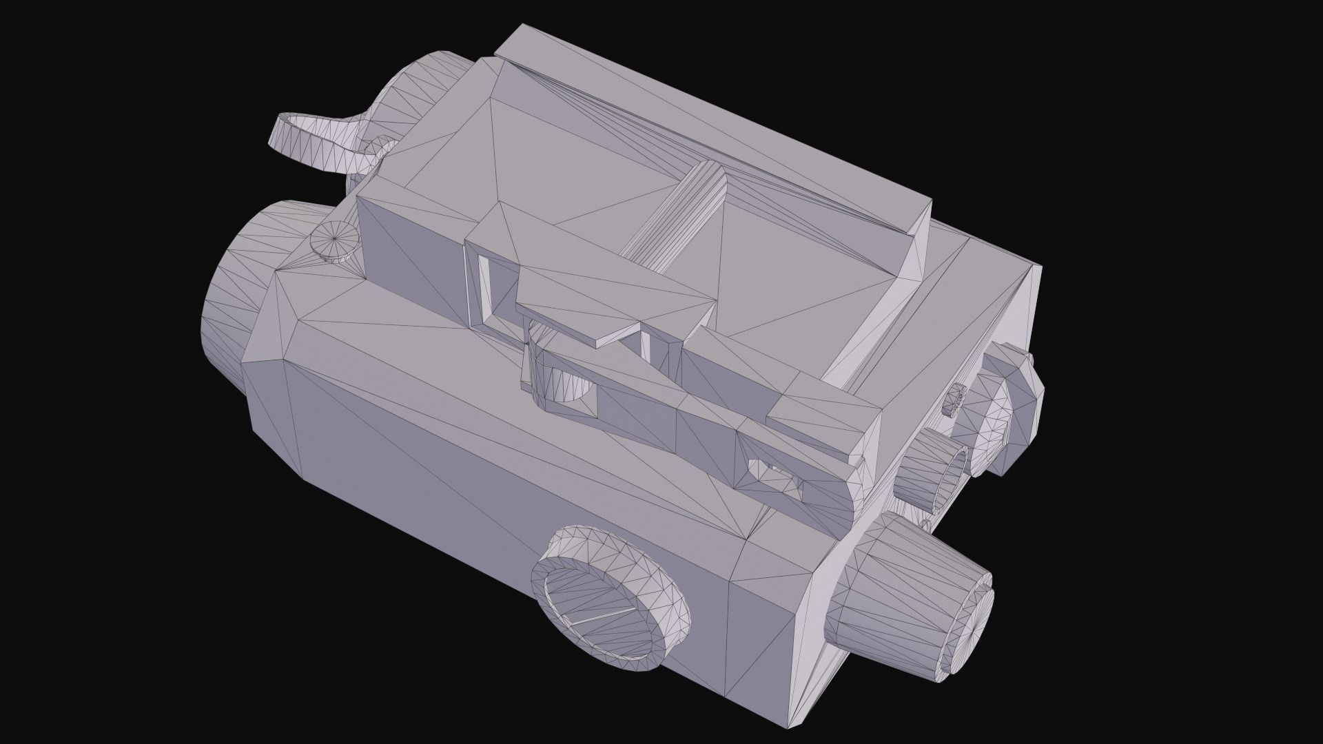 Tactical device Laser Sight Holosun LS321 Low-poly 3D model_18