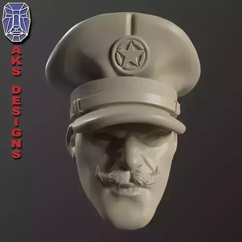 Wall home decor Army captain v152