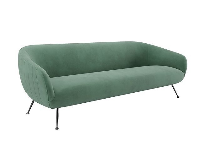 Karan Sofa Green - Zuo Modern 101859 3D model