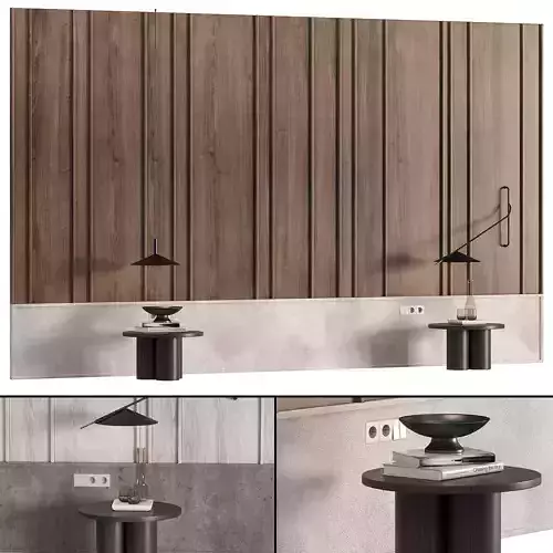 Wall Panel composition bedroom headboard kit