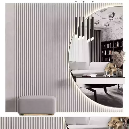 Hallway set N2 3D model