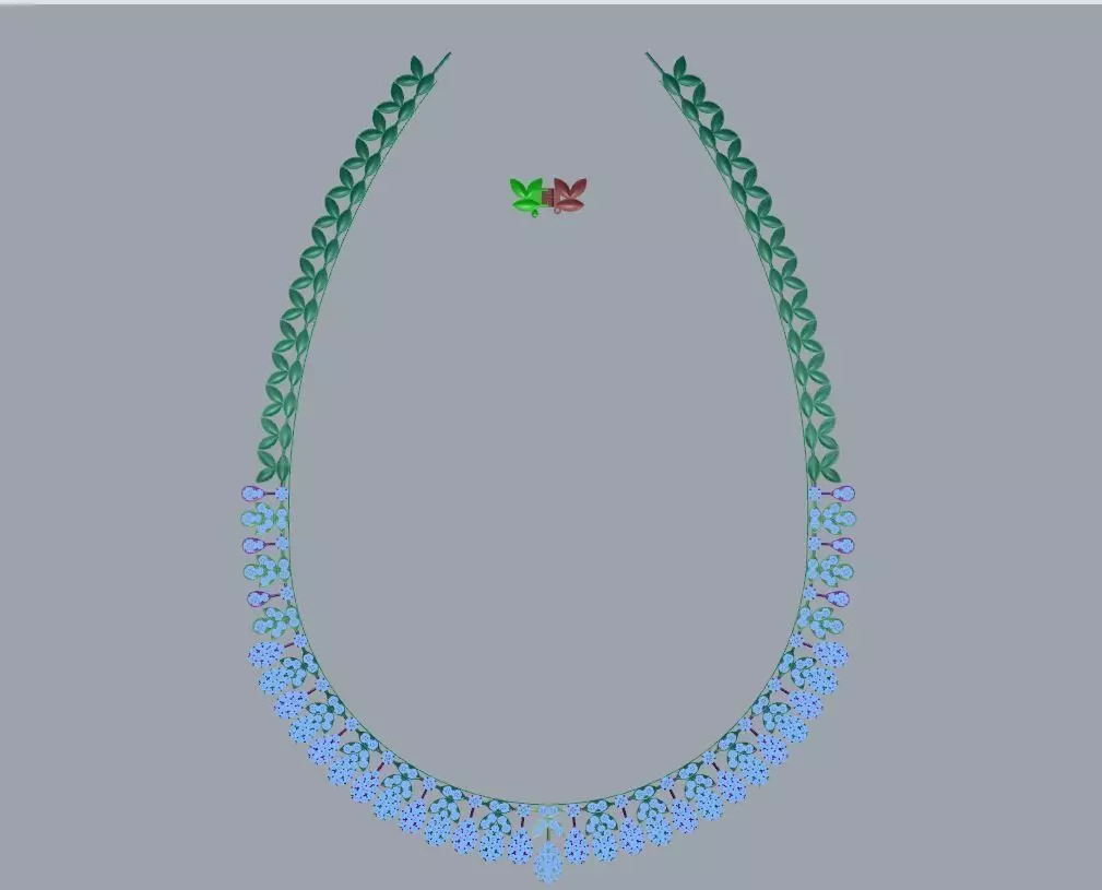 necklace 3D print model_0