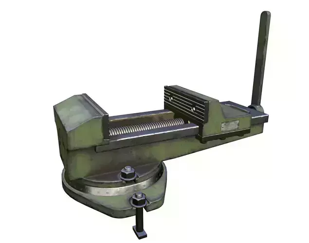 Vise tool Low-poly 3D model