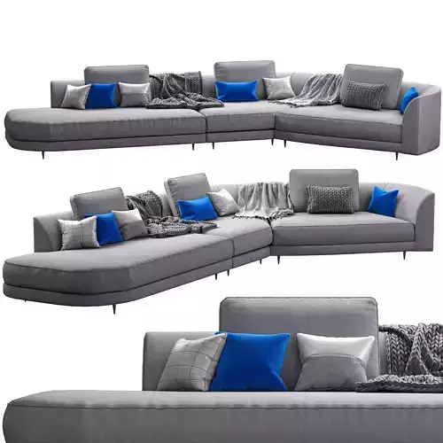 Rolf benz kumo sofa 3D model