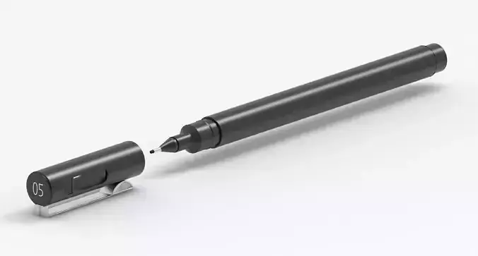 Technical Drawing Pen Free 3D model