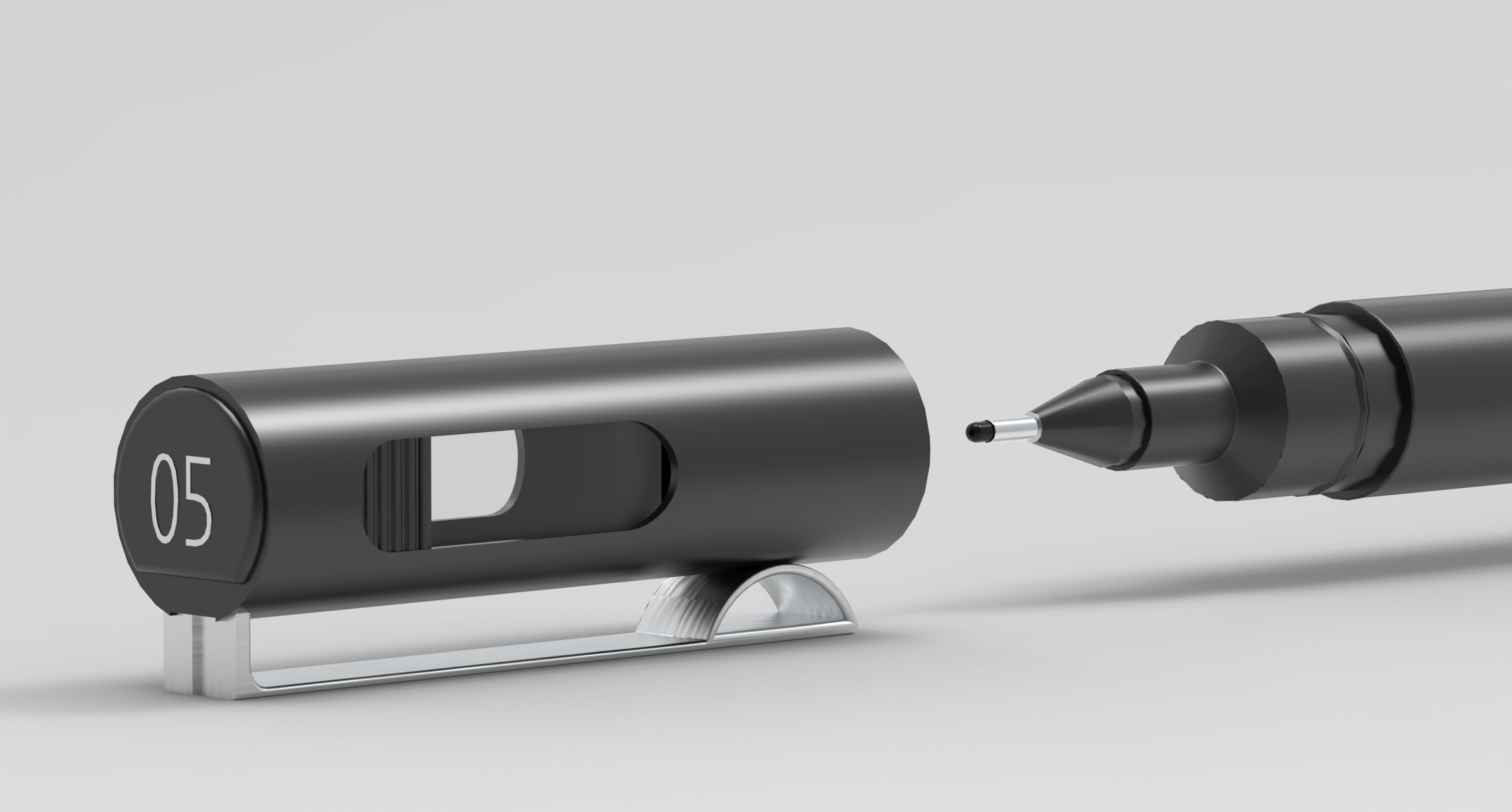 Technical Drawing Pen Free 3D model_3