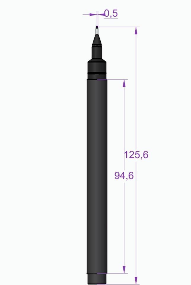 Technical Drawing Pen Free 3D model_8