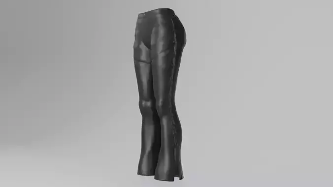 NightShade Leather Pants 3D Model Low Poly