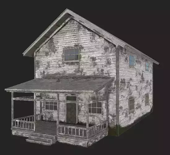 Abandoned House 3D Model