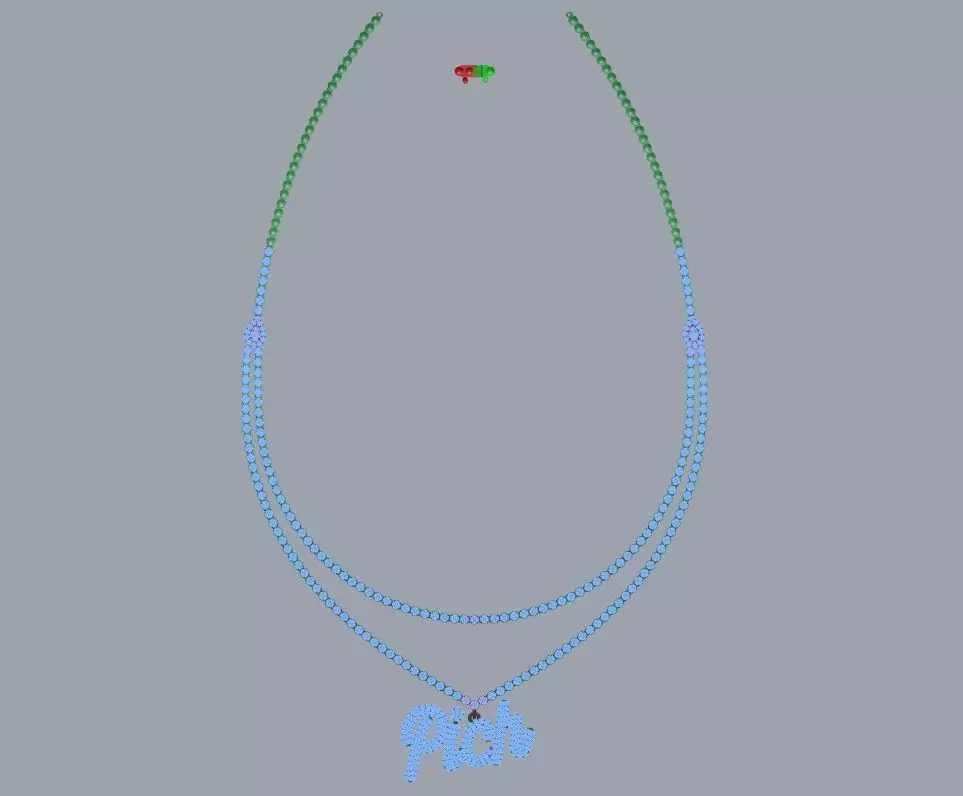 necklace 3D print model_0