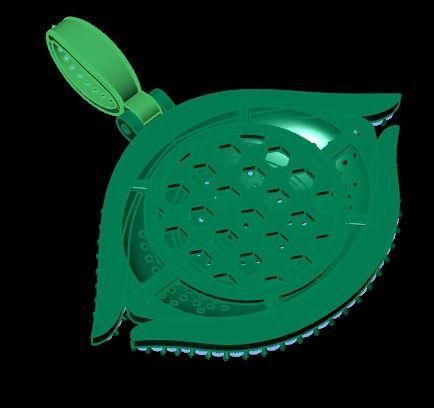 evil eye pendant 3D print model_16