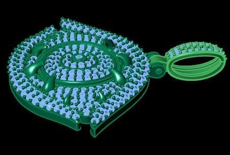 evil eye pendant 3D print model_18