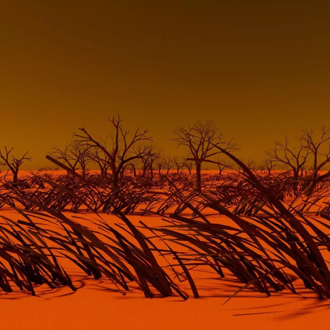 Desert Free low-poly 3D model
