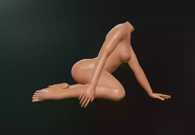 Female Pose 1 3D model