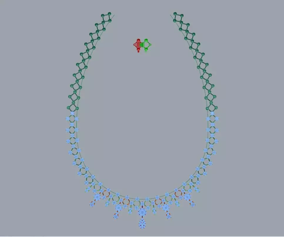 necklace 3D print model_0