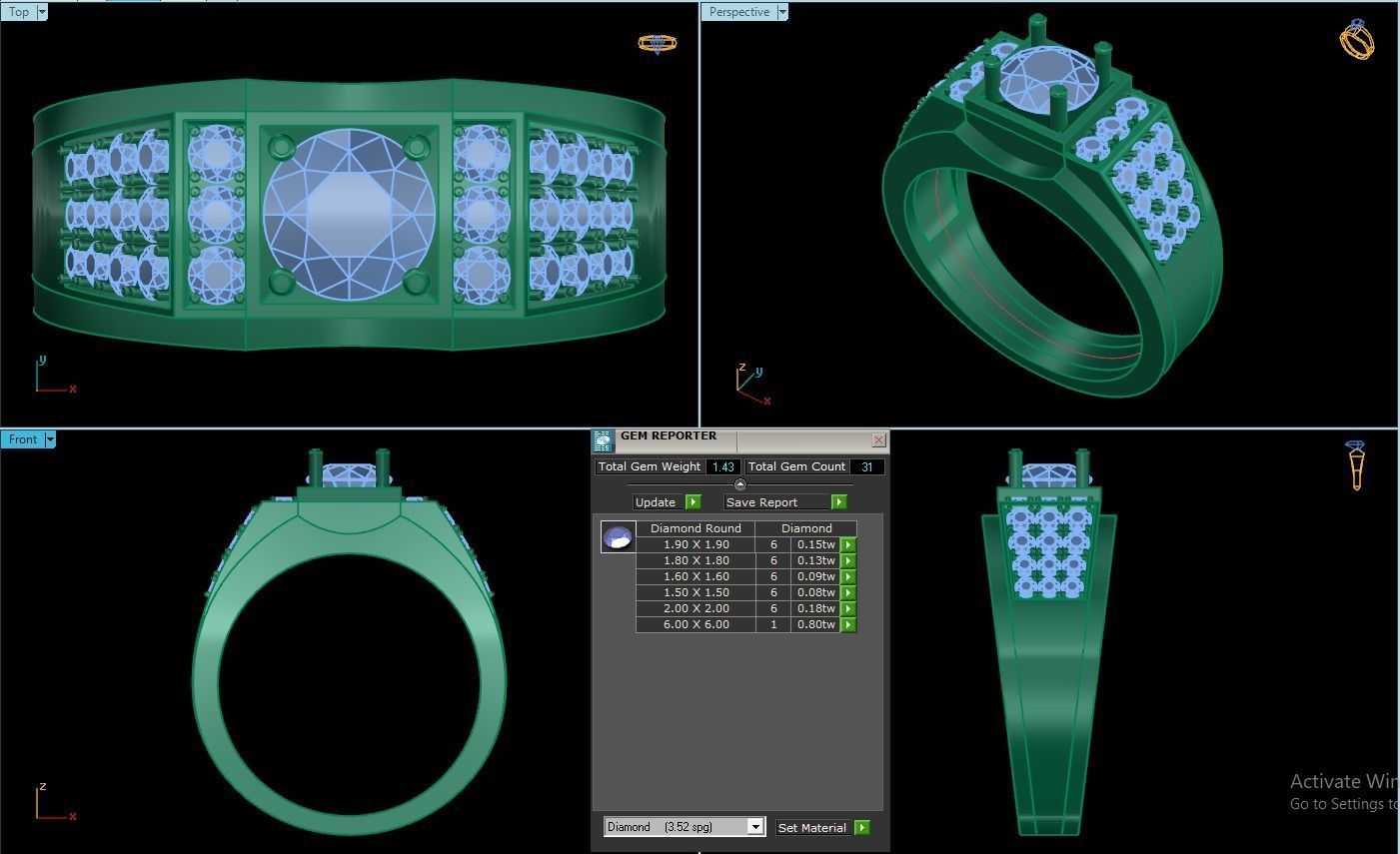 top 10 Ring 3D printer 3D print model_3