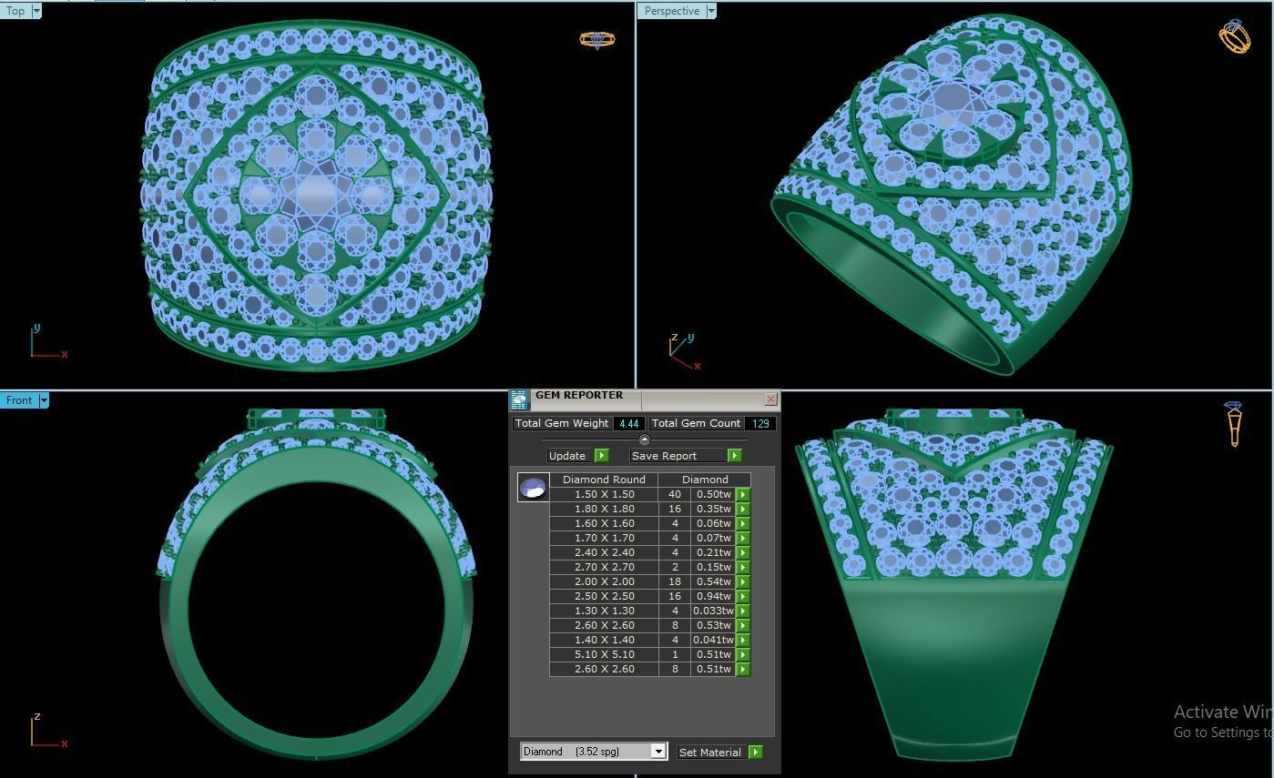 top 10 Ring 3D printer 3D print model_2