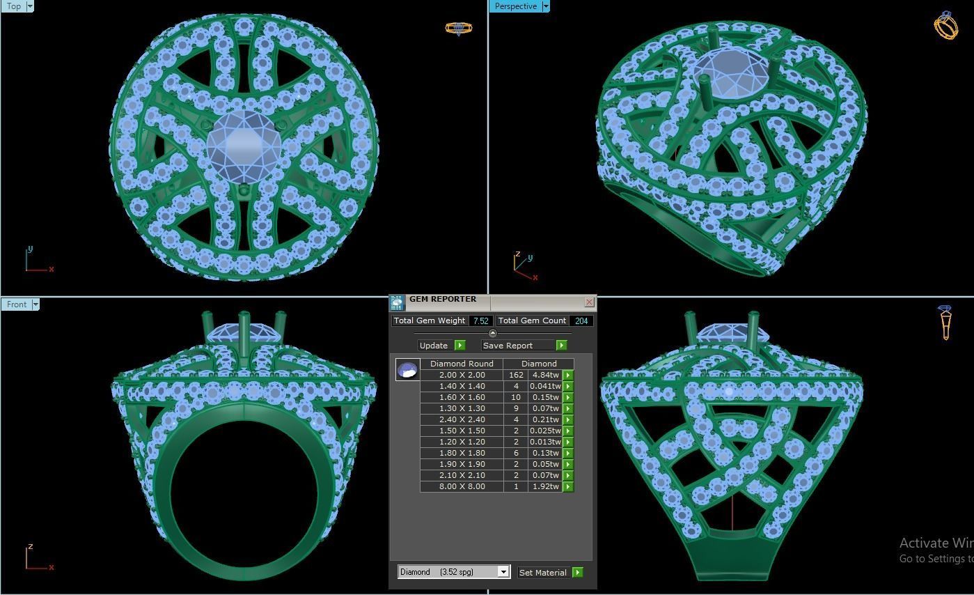 top 10 Ring 3D printer 3D print model_8