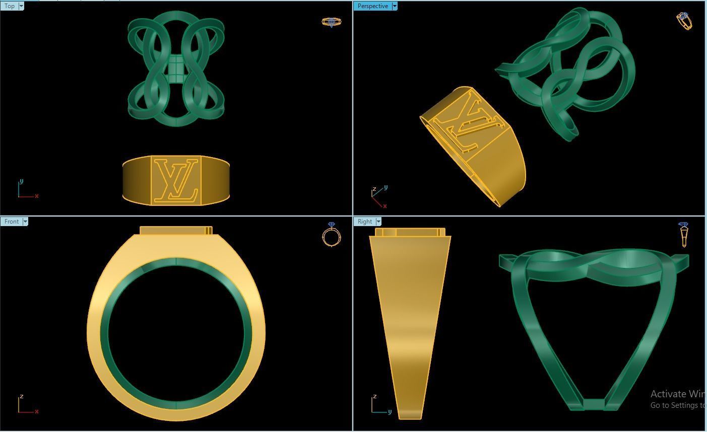 top 10 Ring 3D printer 3D print model_4