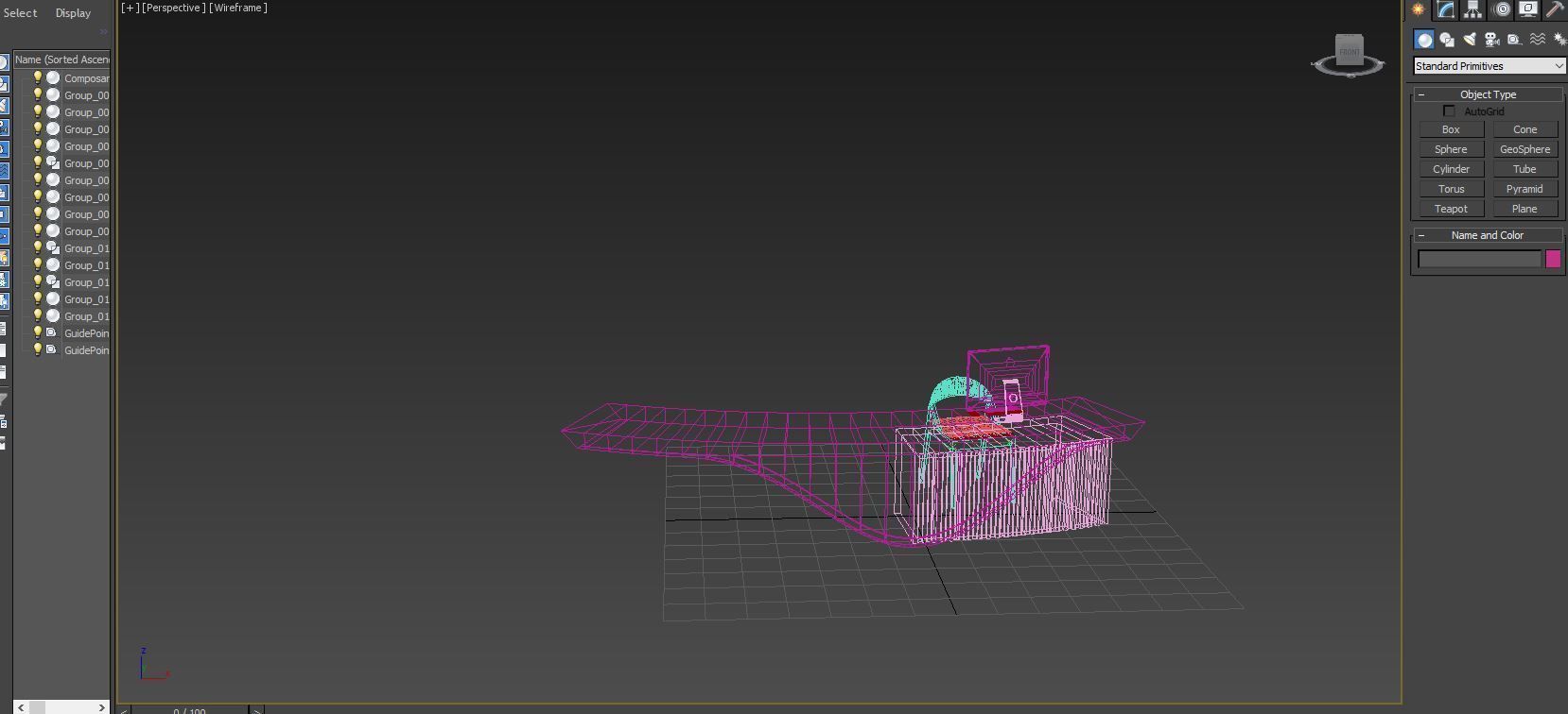 Reception desk 3D model_13