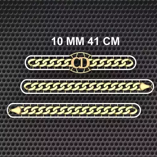 10 MM 41 CM CUBAN LINK CHAIN FOR BRACELET OR NECKLACE