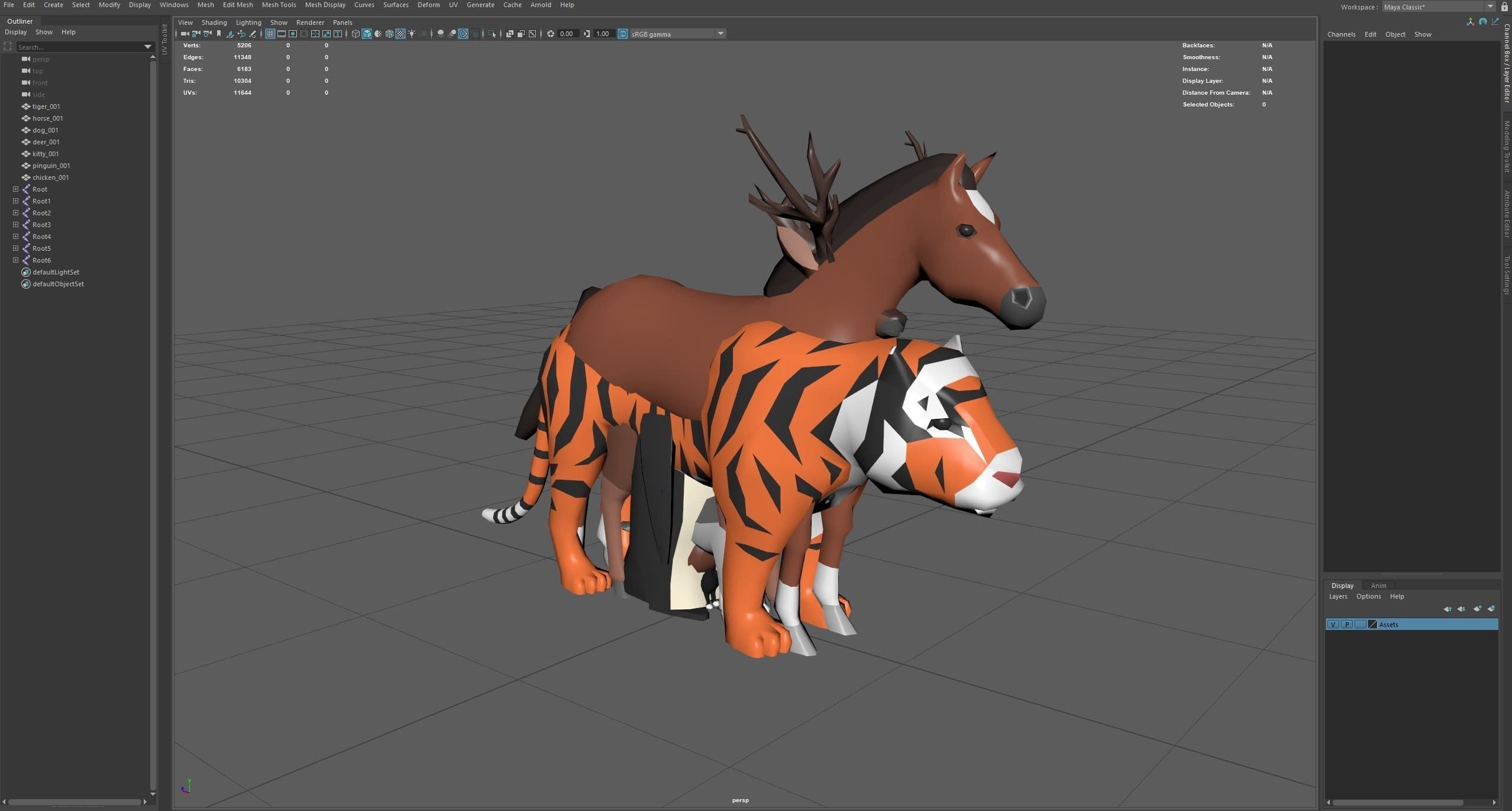 Animals FREE Free low-poly 3D model_7