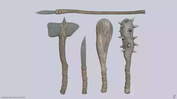 Caveman weapon collection 