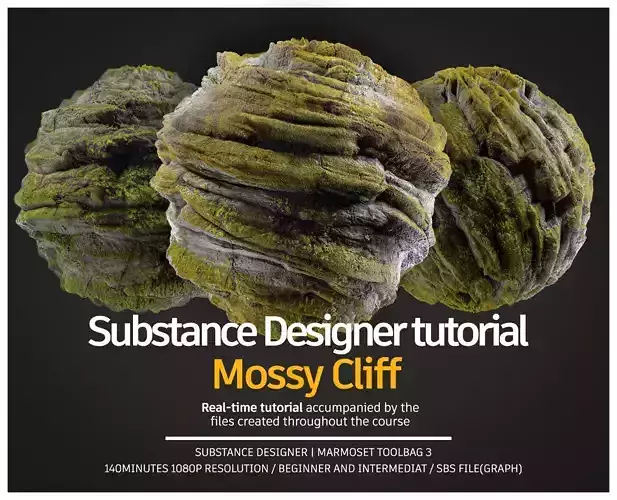 Tutorial - Creating Mossy Cliff In Substance Designer Texture Tutorial - Creating Mossy Cliff In Substance Designer Texture