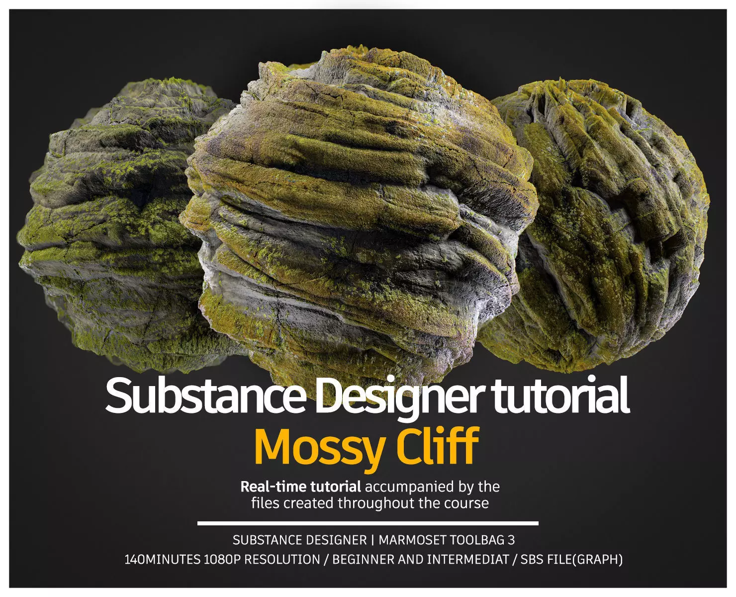 Tutorial - Creating Mossy Cliff In Substance Designer Texture_0