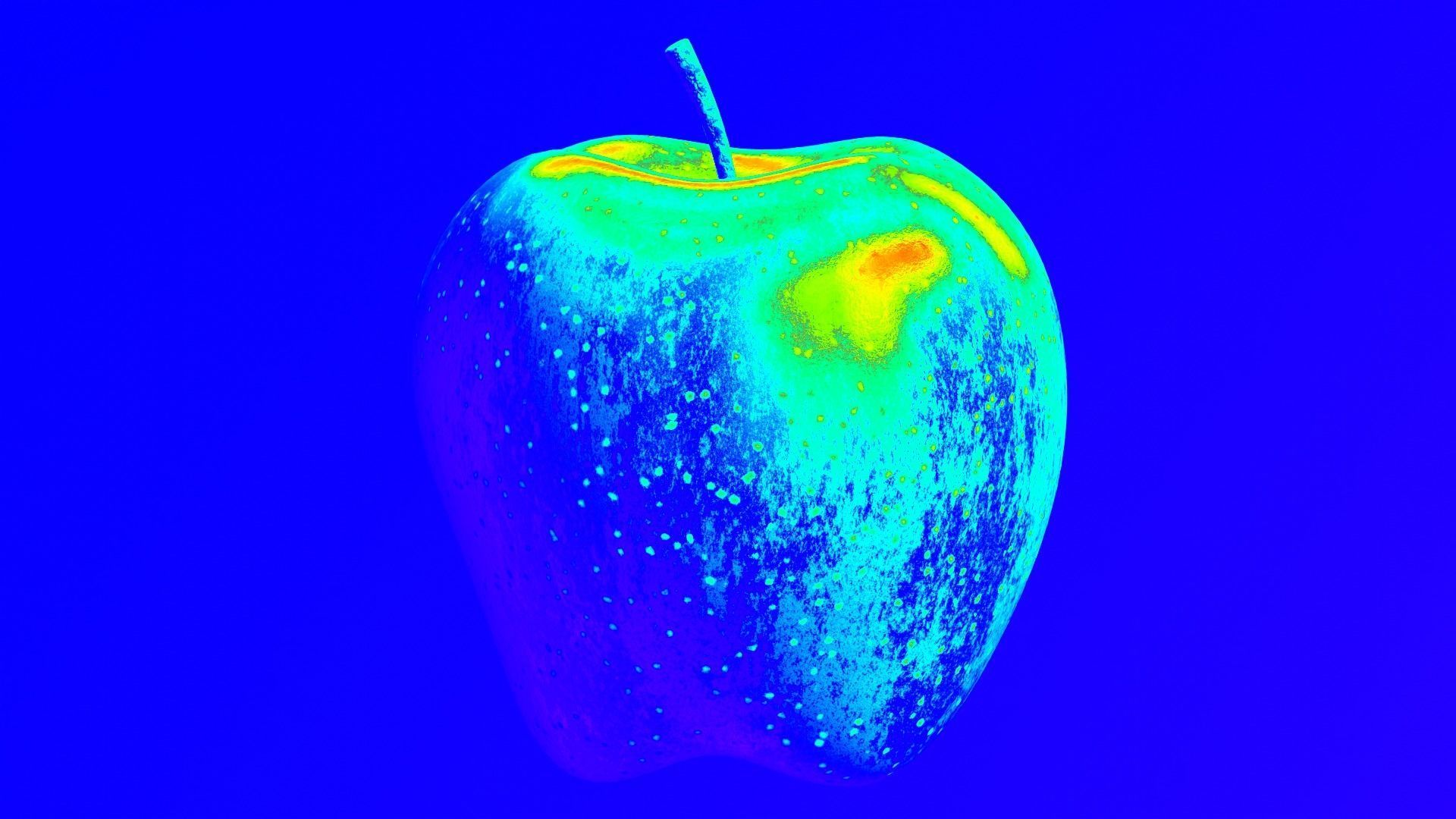Apple fruit 3D model_6