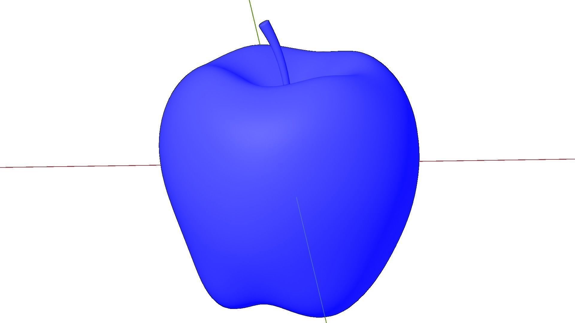Apple fruit 3D model_8