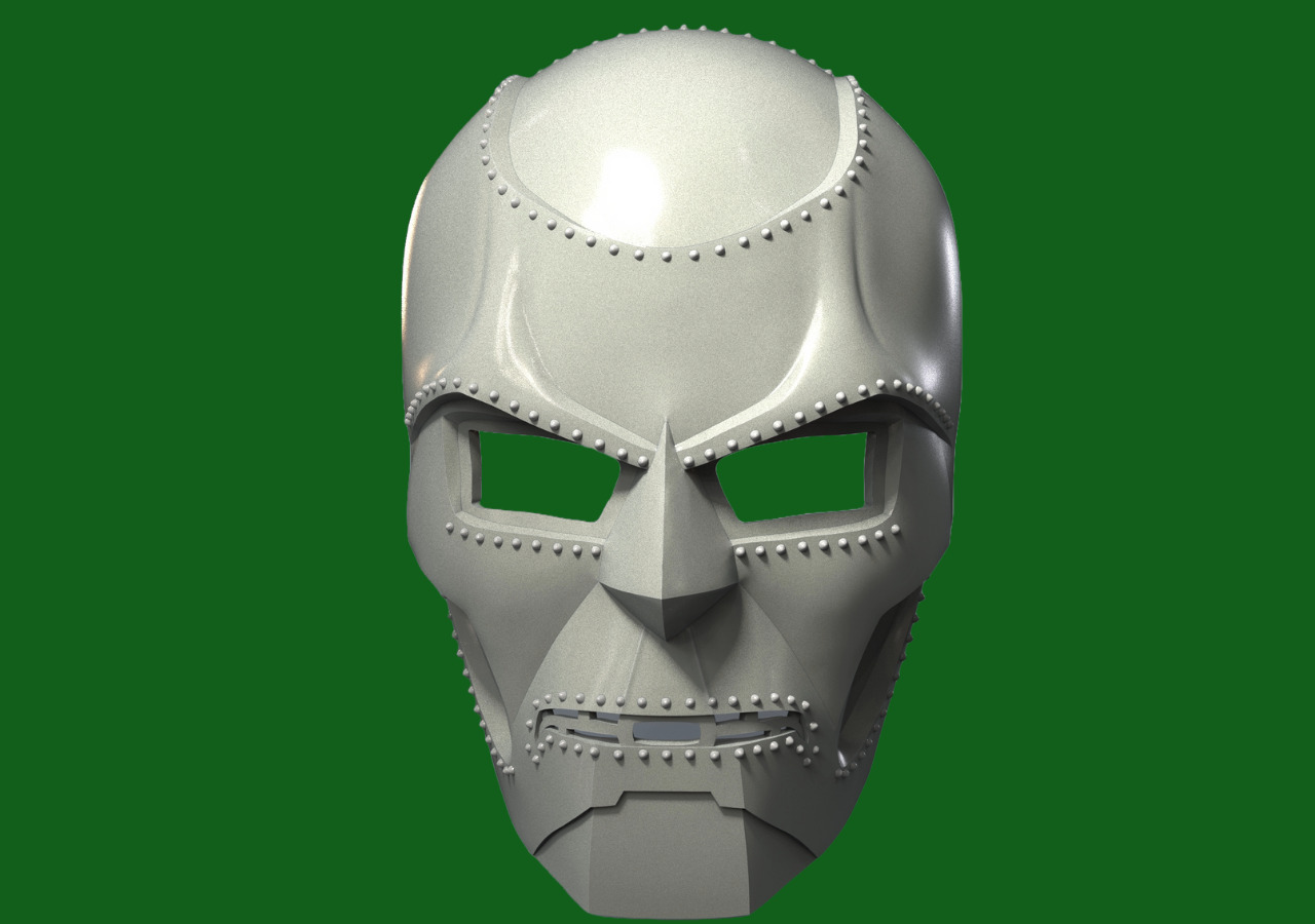 Dr Doom Mask - Victor Von Doom-Marvel universe-Printable 3D print model_2