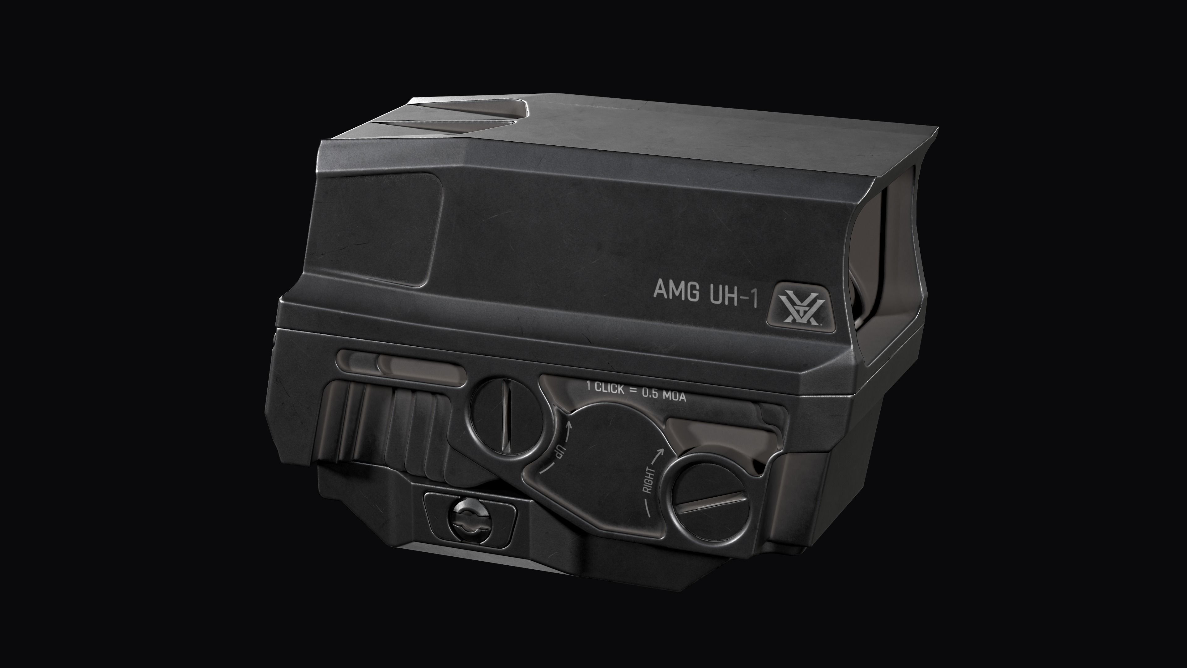 Vortex Razor AMG UH-1 GEN 2 red dot holographic sight Low-poly 3D model_10